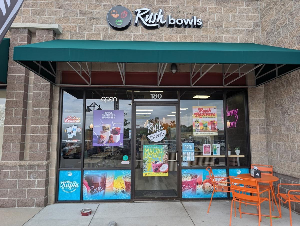 Rush Bowls restaurant in Highlands Ranch, Colorado