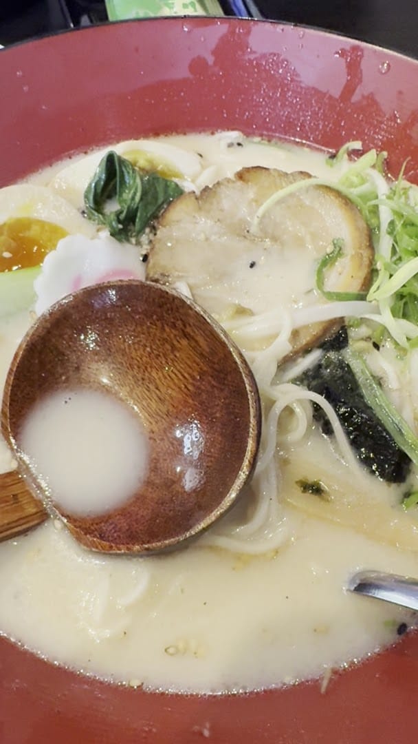 Interior view of Sukiya Ramen