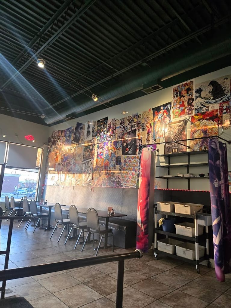 Hiratori Hibachi Express Ramen Yakitori atmosphere and seating