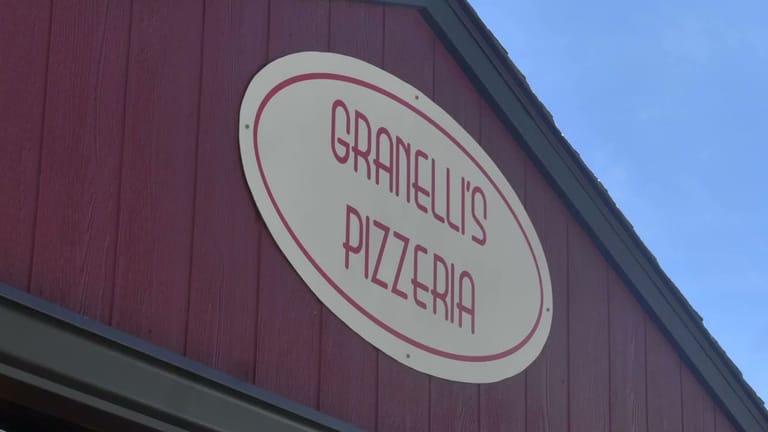 Interior view of Granelli's Pizzeria