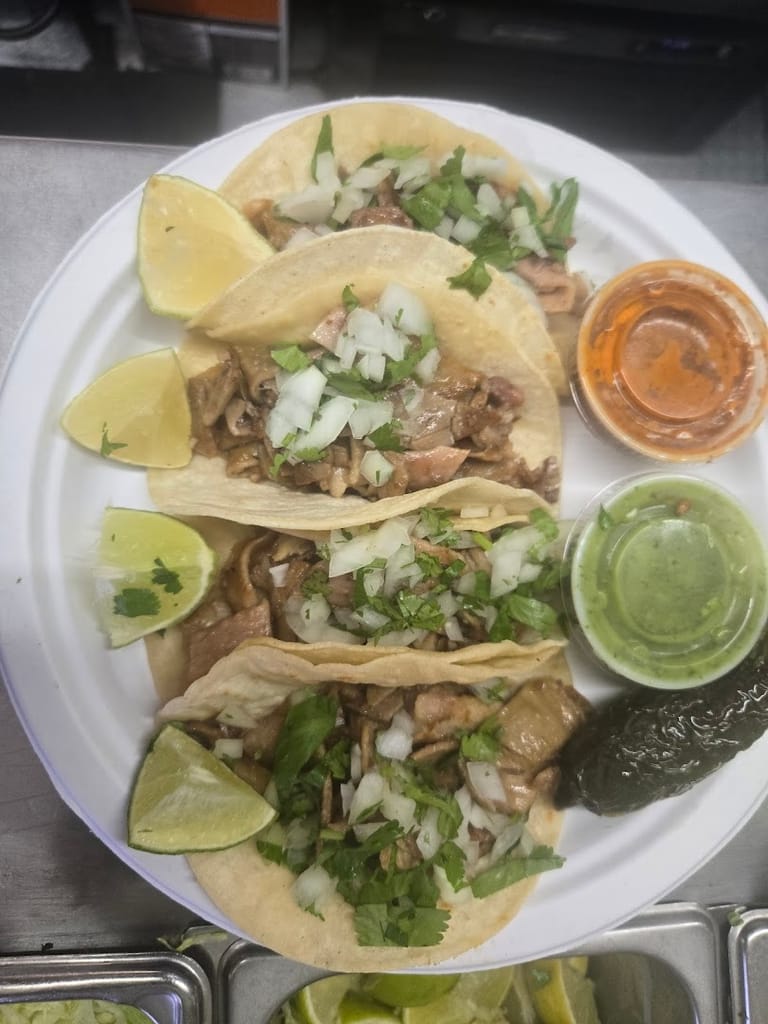Los Garcia Tacos food truck exterior entrance