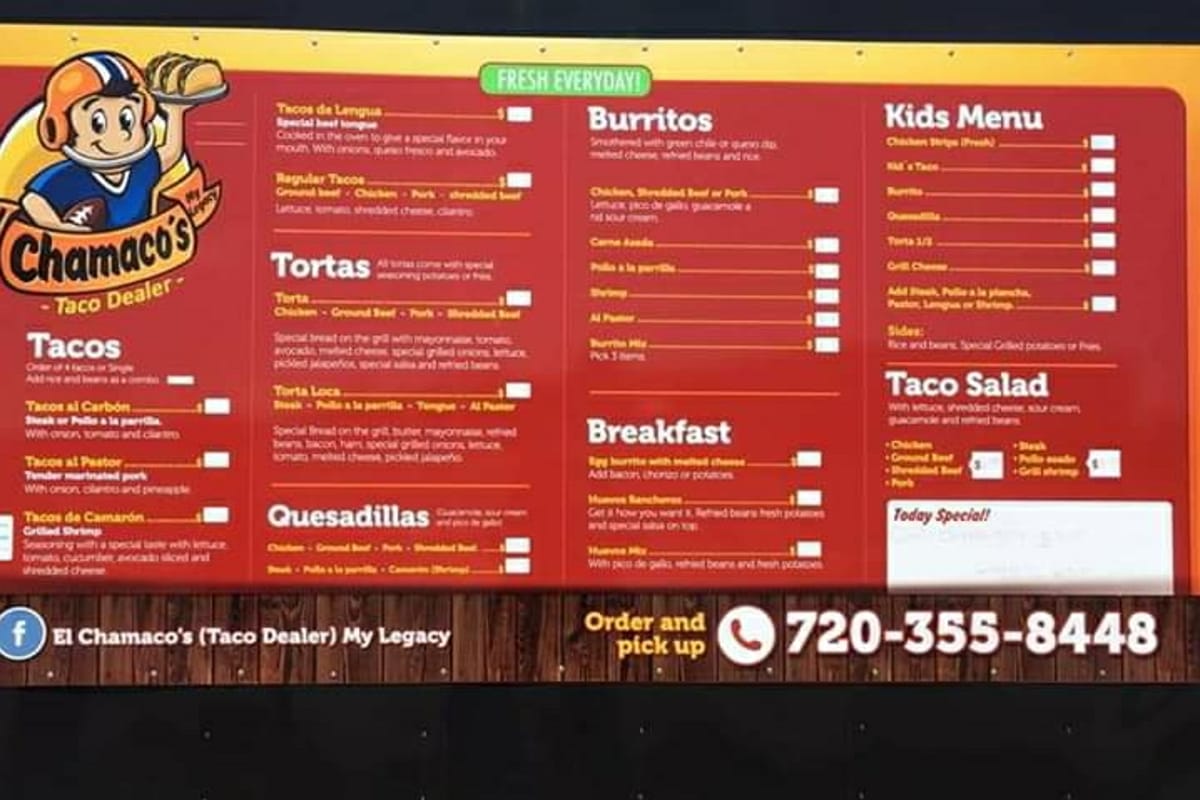 Chamaco's. atmosphere and seating