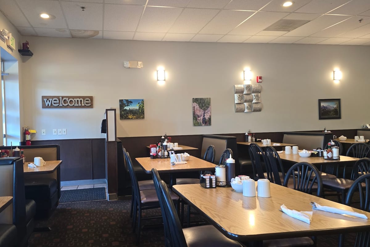The Egg dining area