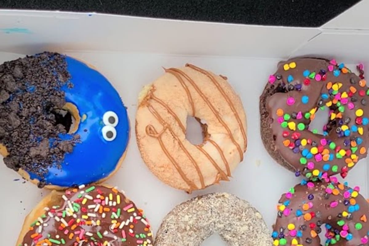 Interior view of Hurts Donut Company