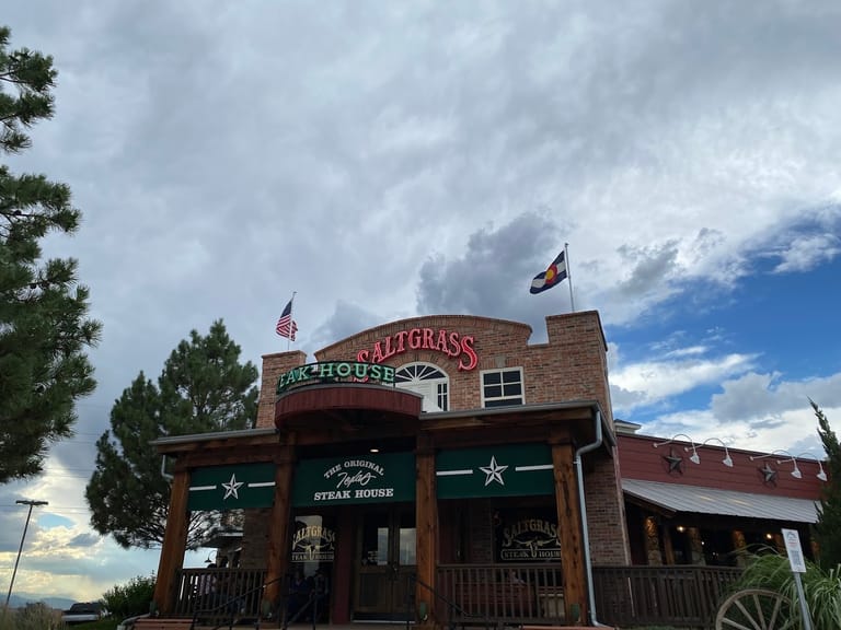Saltgrass Steak House dining area