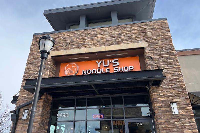 Yu's Noodle Shop restaurant in Lone Tree, Colorado