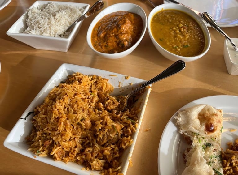 Interior view of Highlands Indian Cuisine