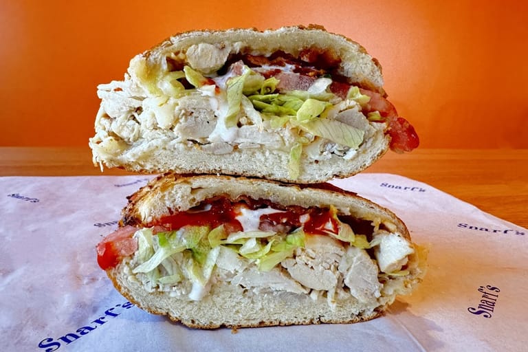 Snarf's Sandwiches atmosphere and seating