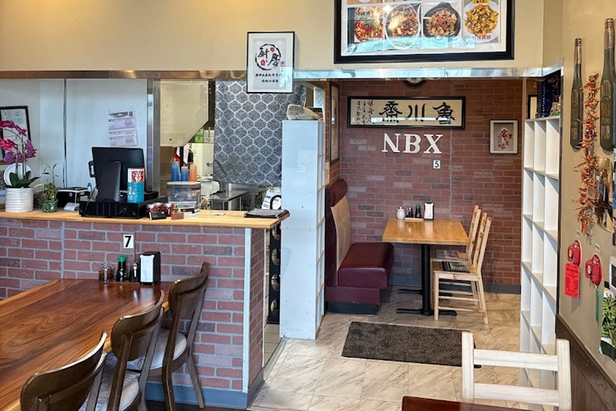 NBX Asian Cuisine dining area