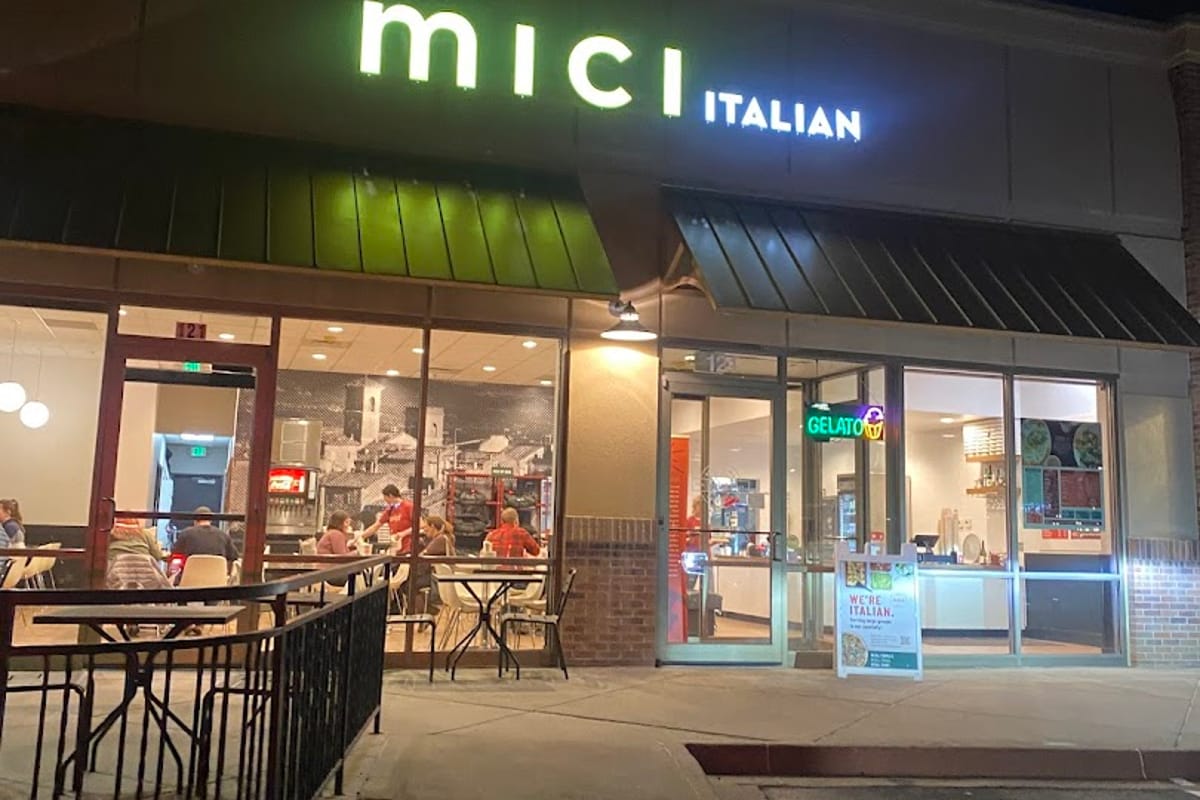 Mici Italian atmosphere and seating