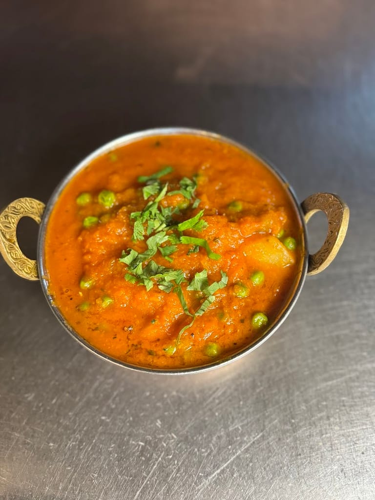 Interior view of India's Kitchen