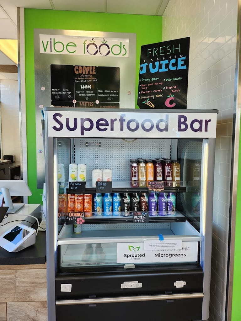 Vibe Foods Superfood Bar exterior entrance