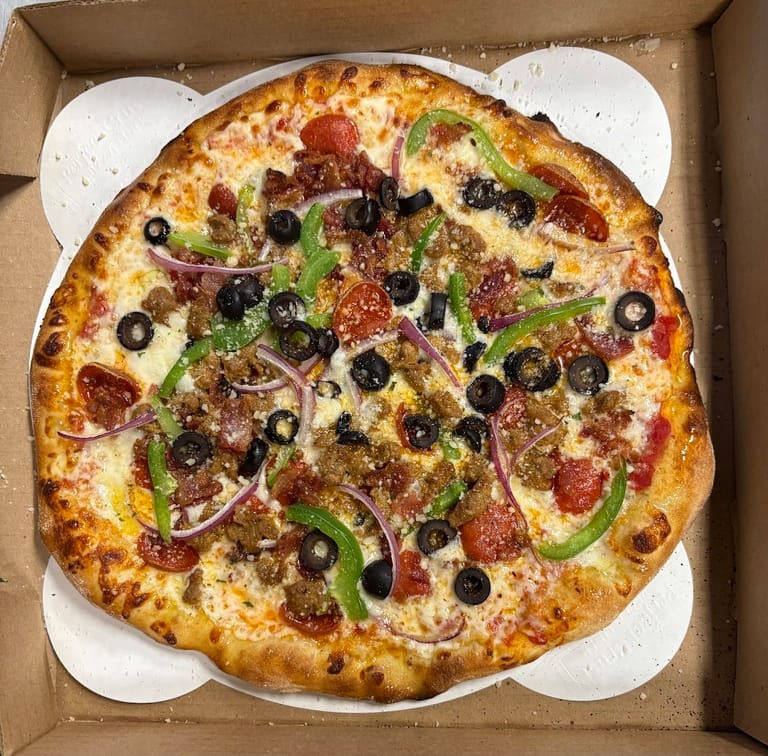 On A Lark Pizza Co. atmosphere and seating