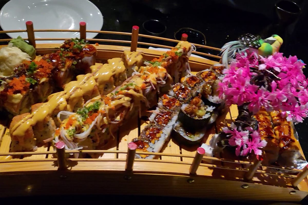Interior view of JP's Asian Bistro