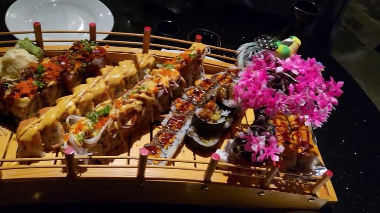 Interior view of JP's Asian Bistro