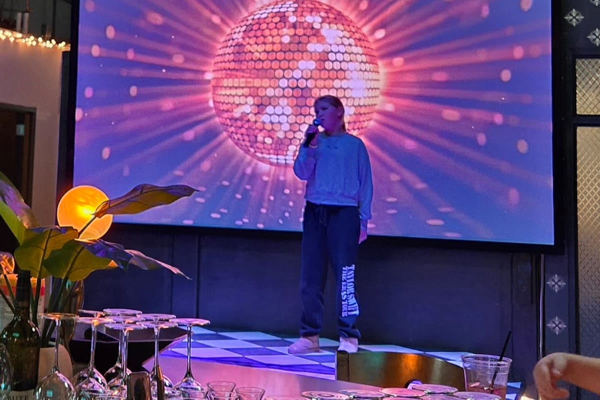 Rare Karaoke Cafe dining area
