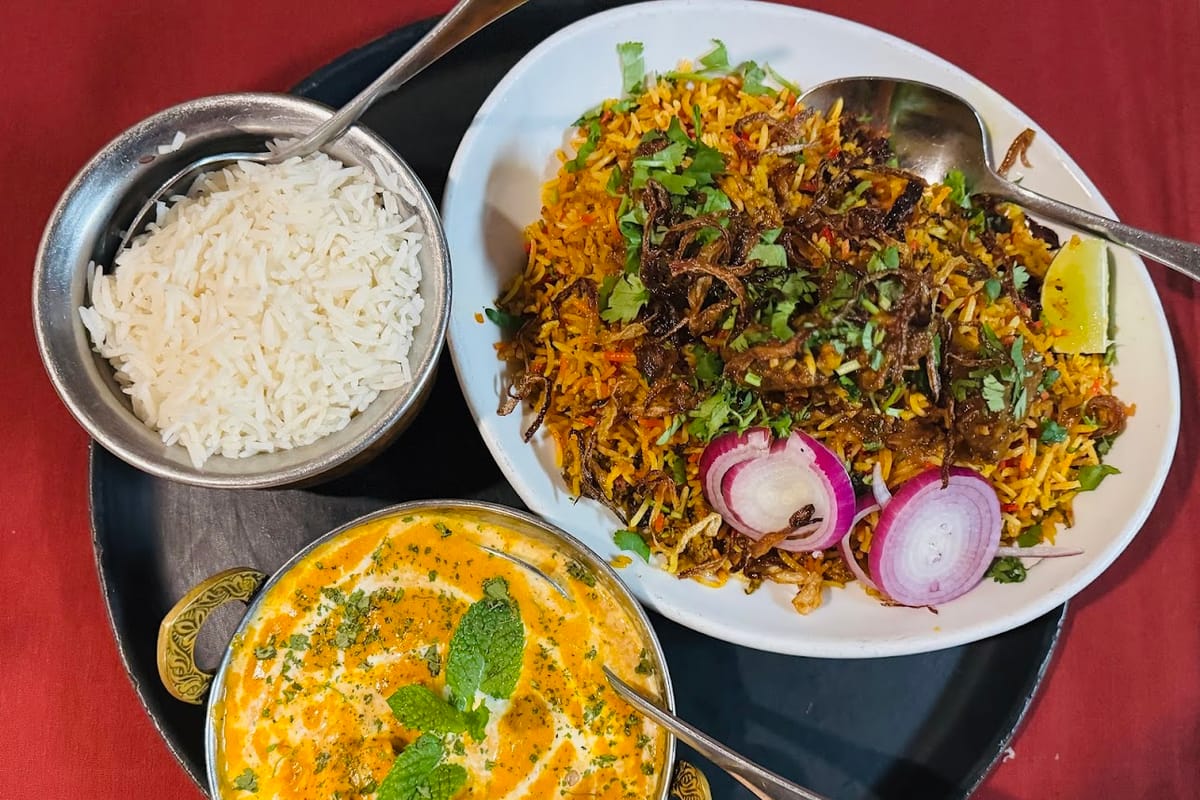 India's Kitchen dining area
