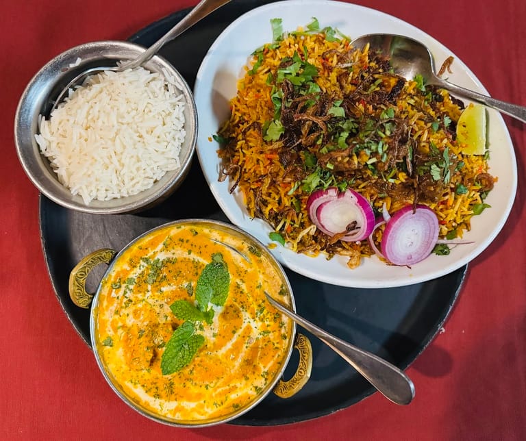 India's Kitchen dining area