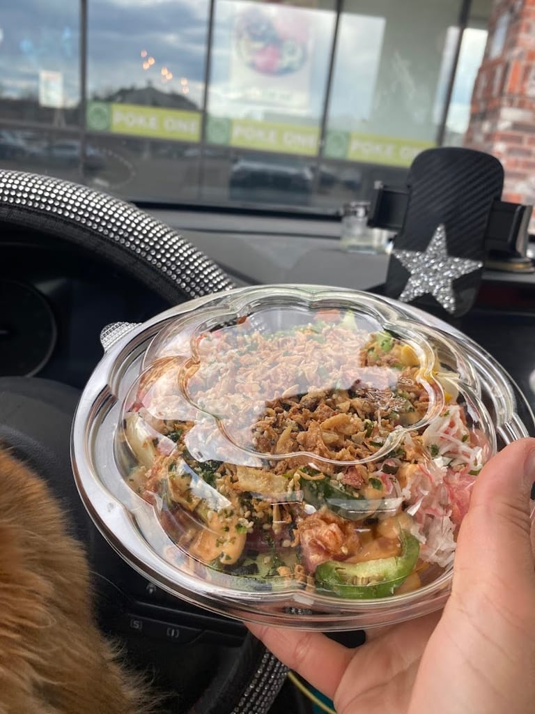 Poke One dining area