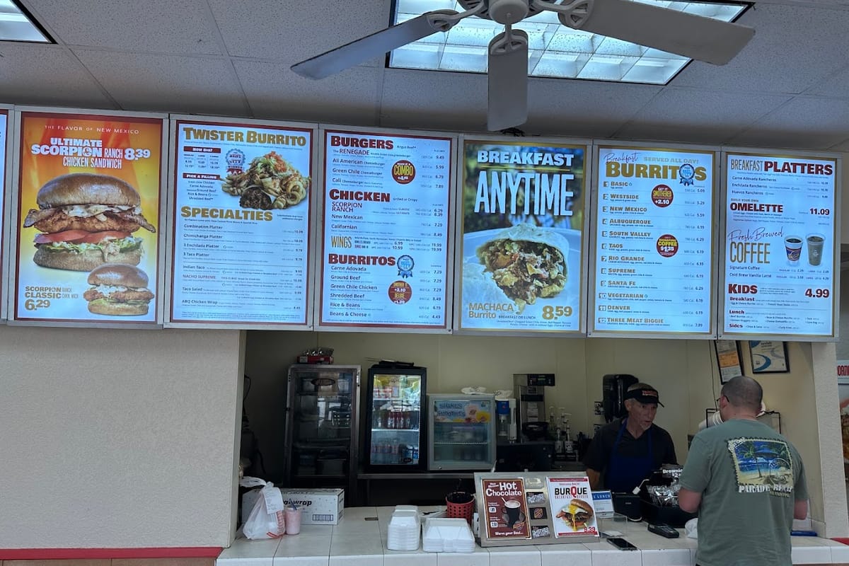 Twisters Burgers and Burritos exterior entrance