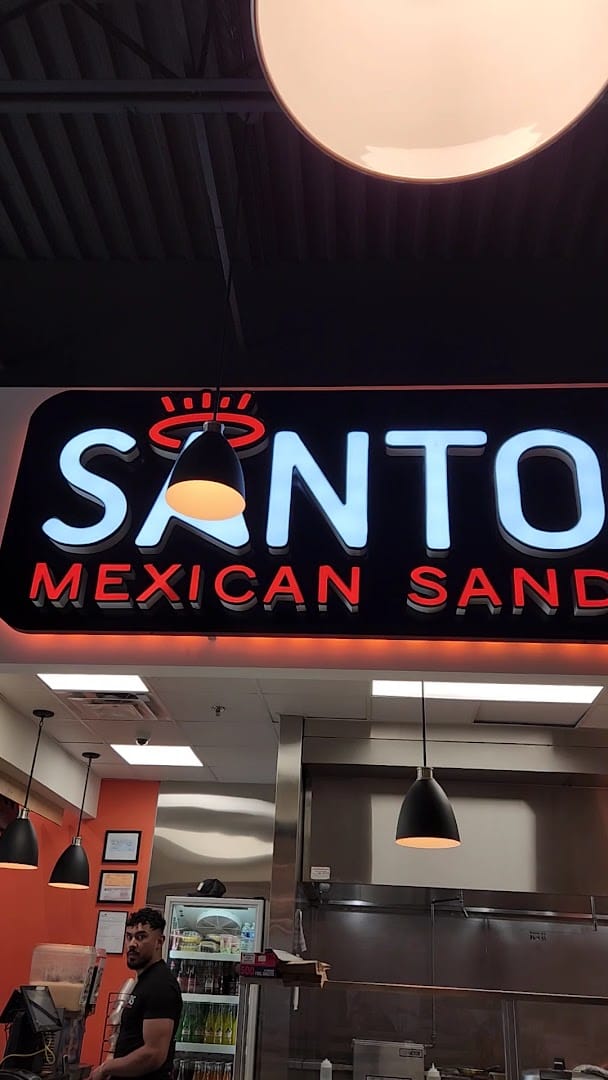 Interior view of Santortas Mexican Sandwiches