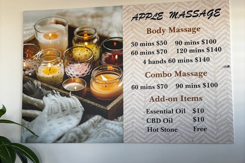 Apple Massage spa in Lone Tree, Colorado