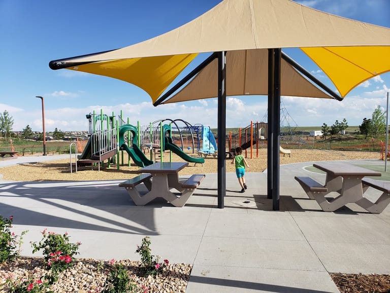 Interior view of Four Square Park