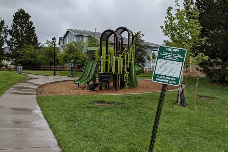 Firelight Park park in Littleton, Colorado