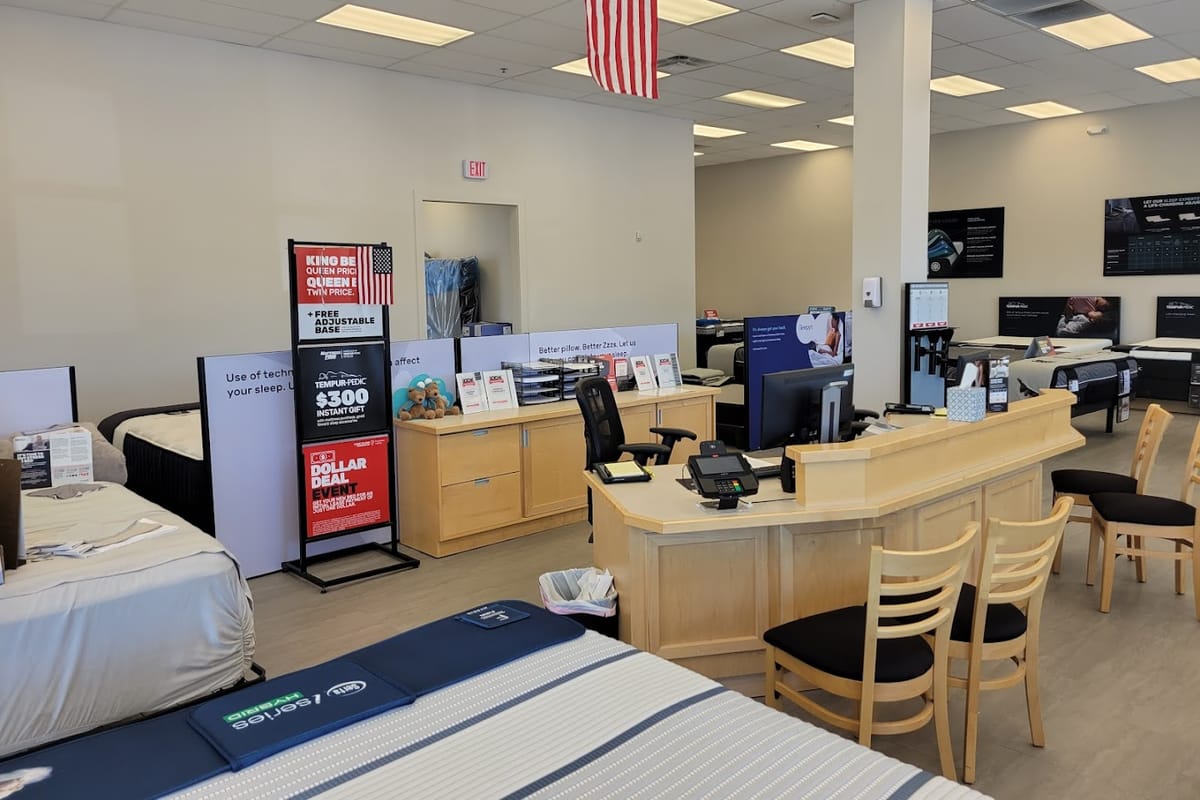 Interior view of Mattress Firm - Castle Rock