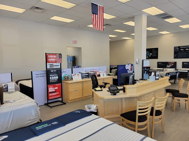 Interior view of Mattress Firm - Castle Rock