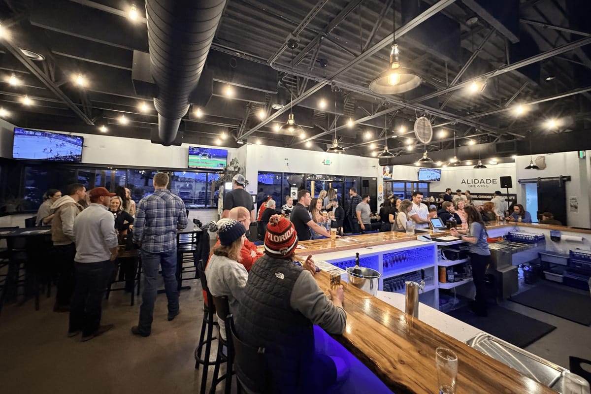 Alidade Brewing atmosphere and seating