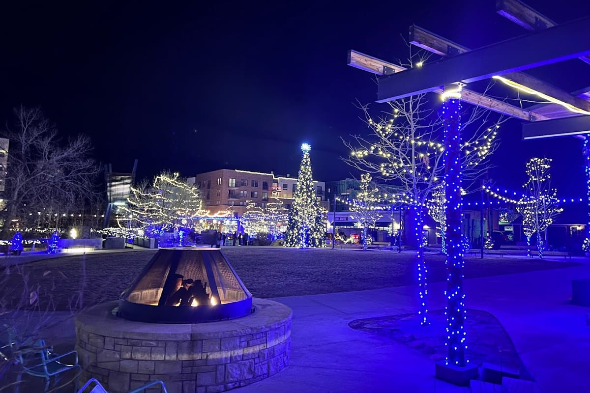 Festival Park atmosphere and seating