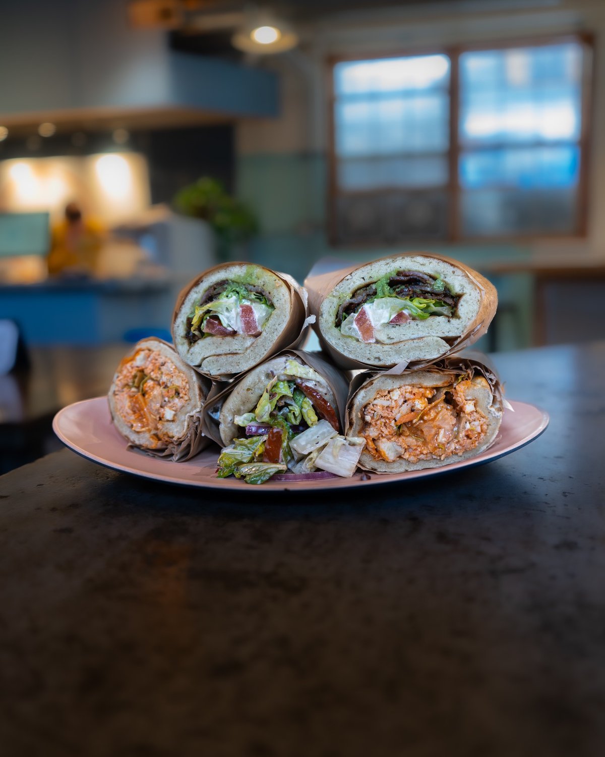 Arayes Grilled Stuffed Pitas atmosphere and seating