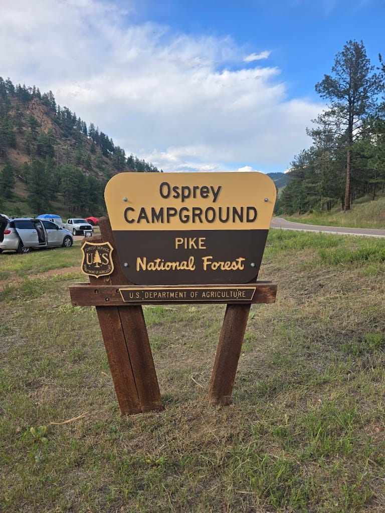 Osprey Campground atmosphere and seating