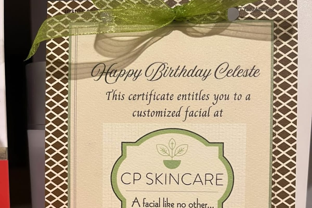 CP Skincare dining area