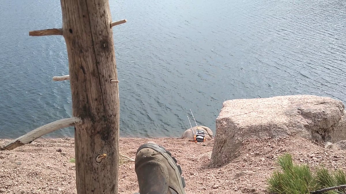 Interior view of Cheesman Reservoir