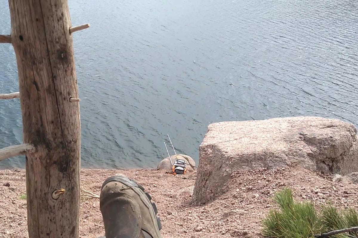 Interior view of Cheesman Reservoir