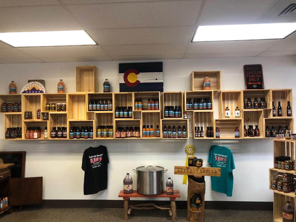 Kim's Gourmet Sauces retail store in Castle Rock, Colorado