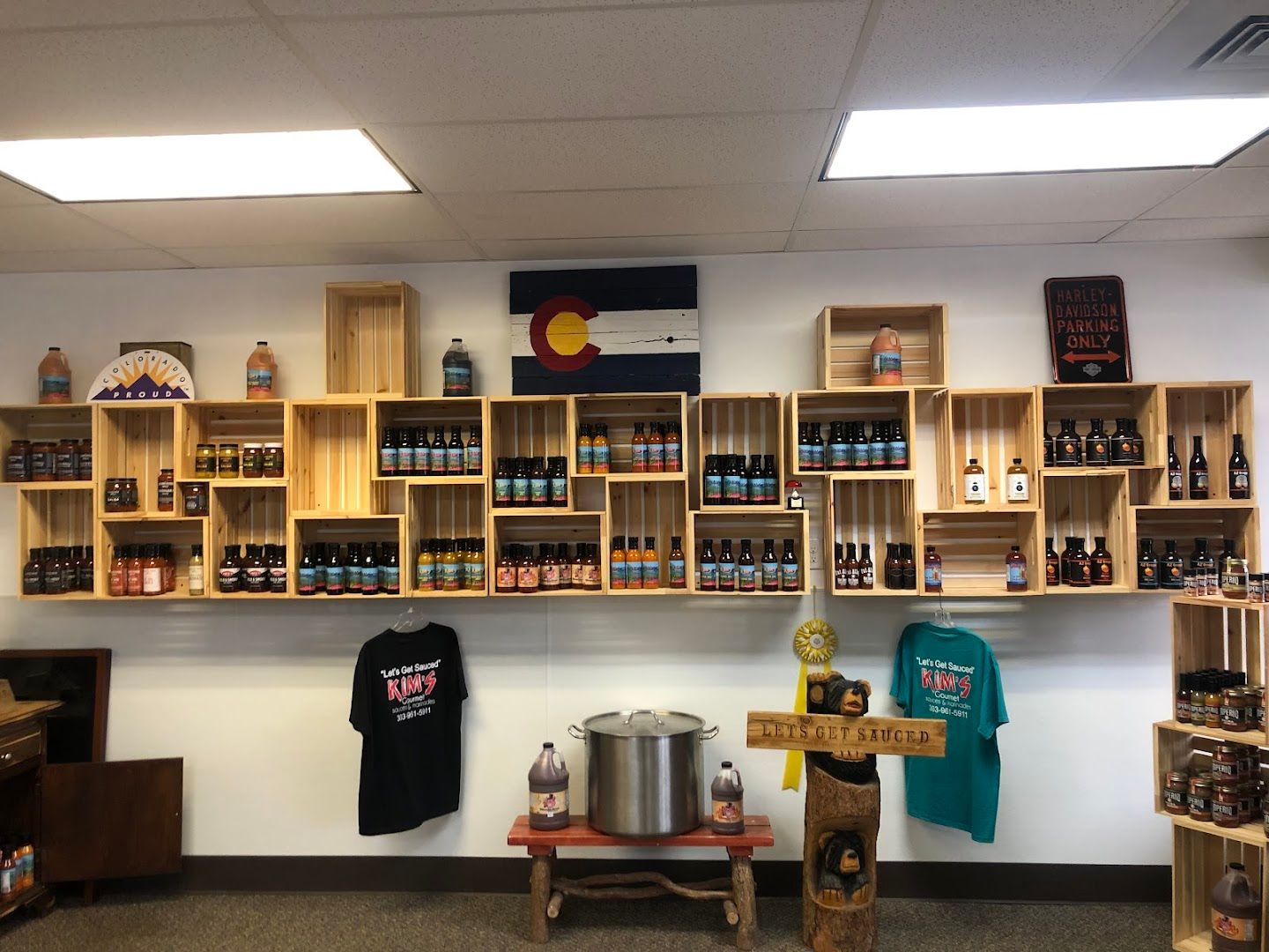 Kim's Gourmet Sauces retail store in Castle Rock, Colorado