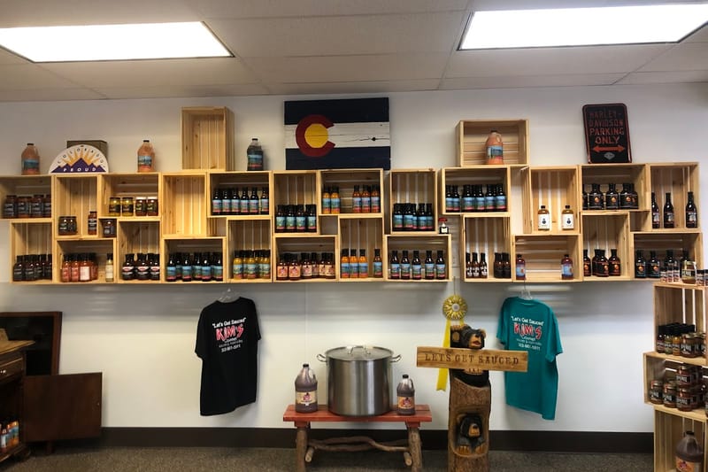 Kim's Gourmet Sauces retail store in Castle Rock, Colorado