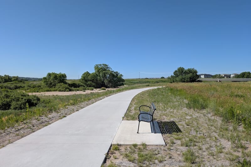 Lemon Gulch Trail park in Parker, Colorado