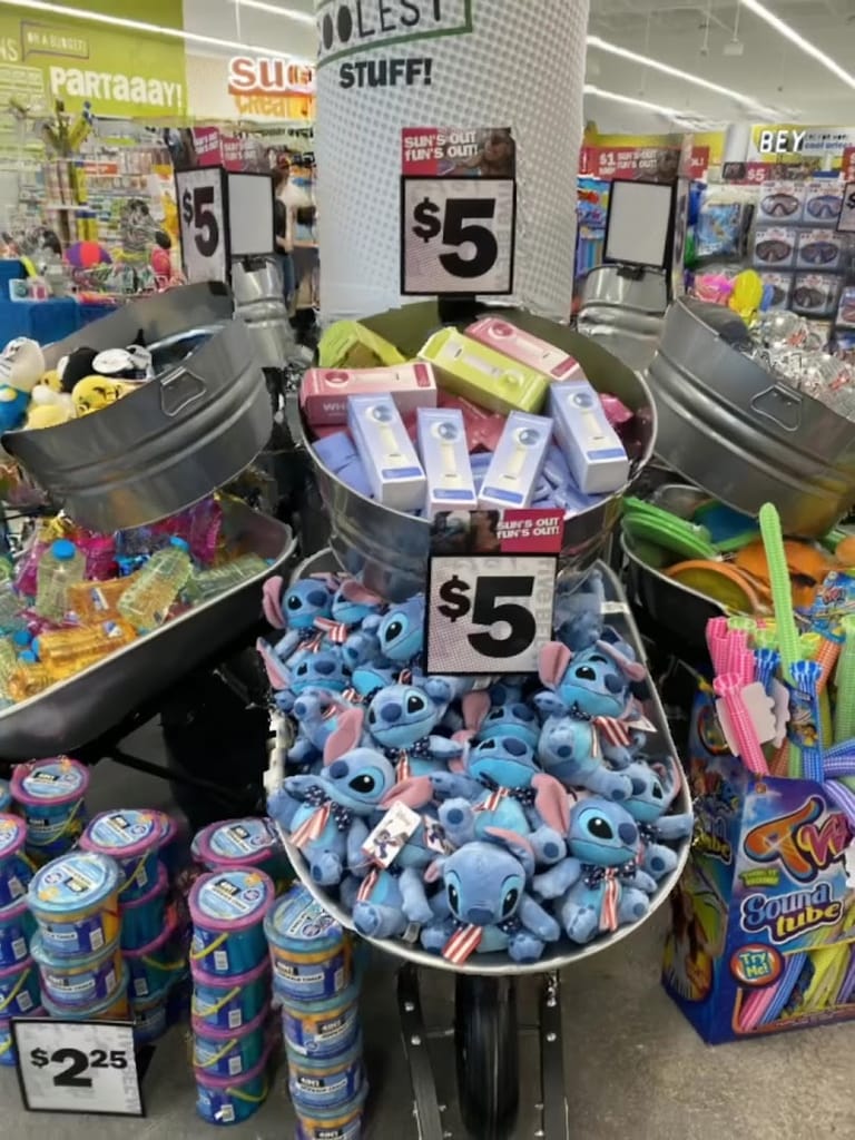 Interior view of Five Below