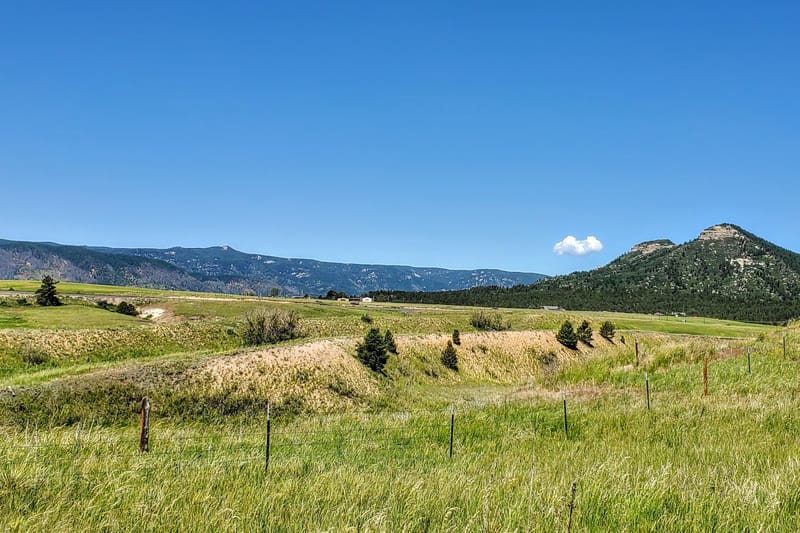 Frink Creamery Trailhead park in Larkspur, Colorado