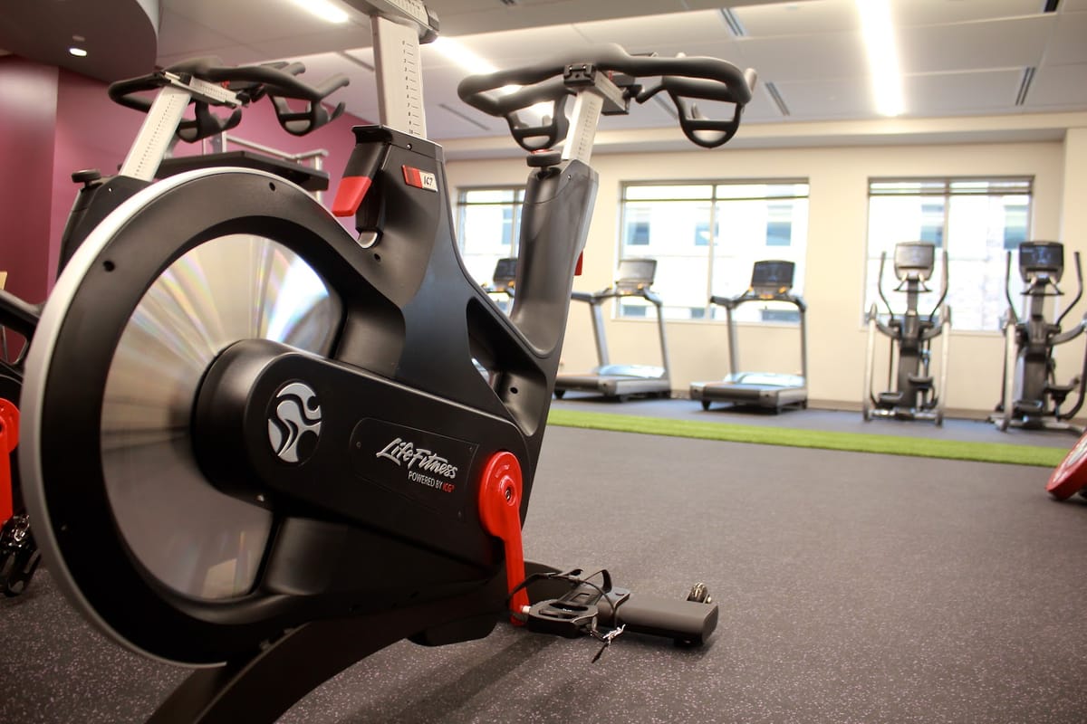 HealthFit Gym atmosphere and seating