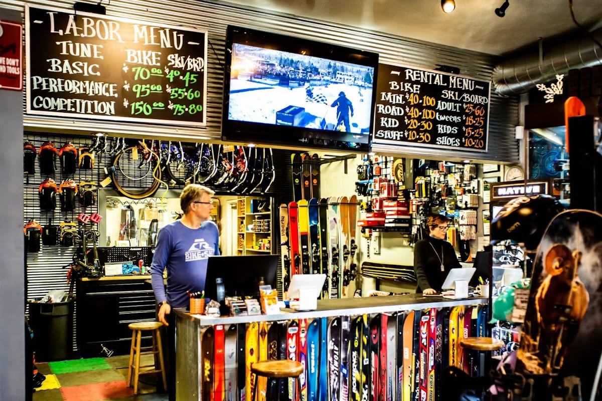 Interior view of Castle Rock Bike & Ski