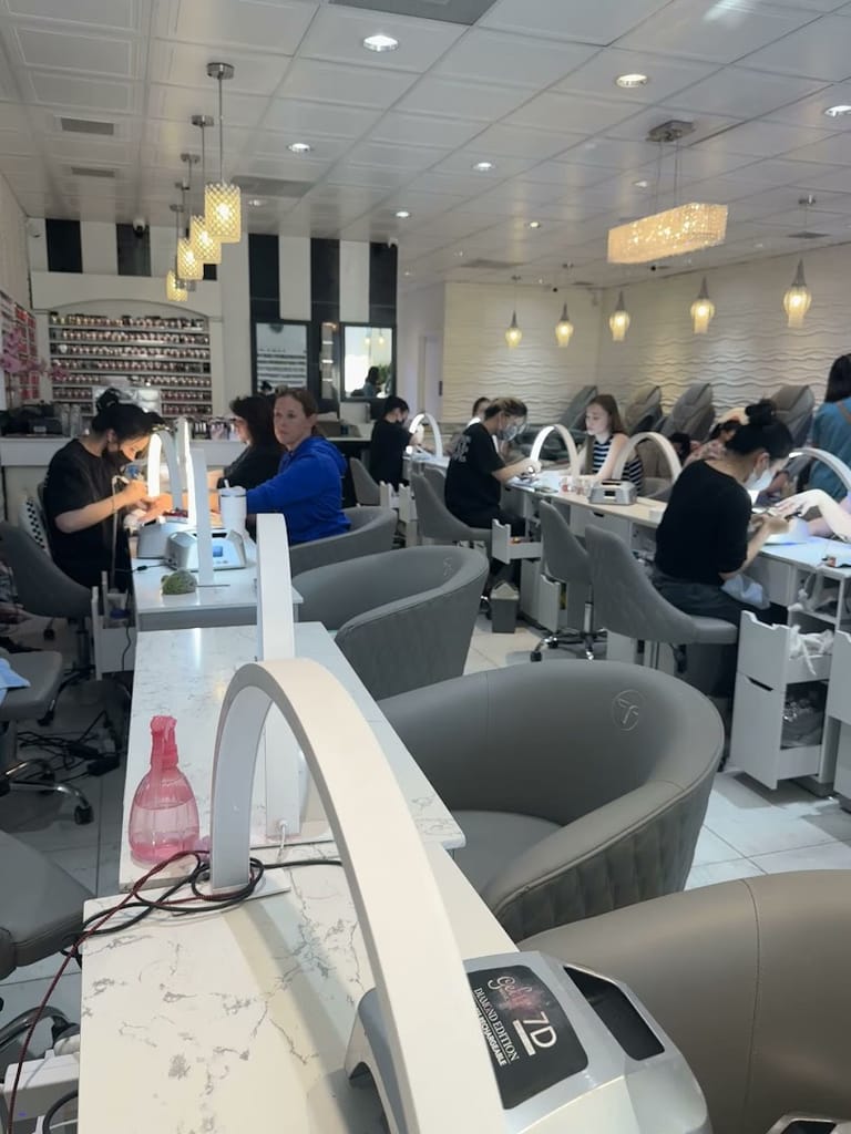 Interior view of Organic Nail Bar