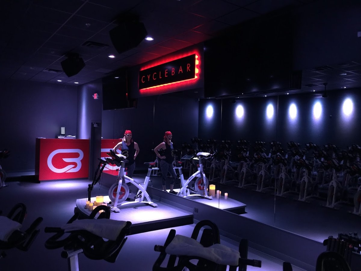 Interior view of CycleBar Lone Tree