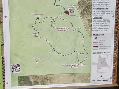 Sandstone Ranch Trail in Larkspur, Colorado