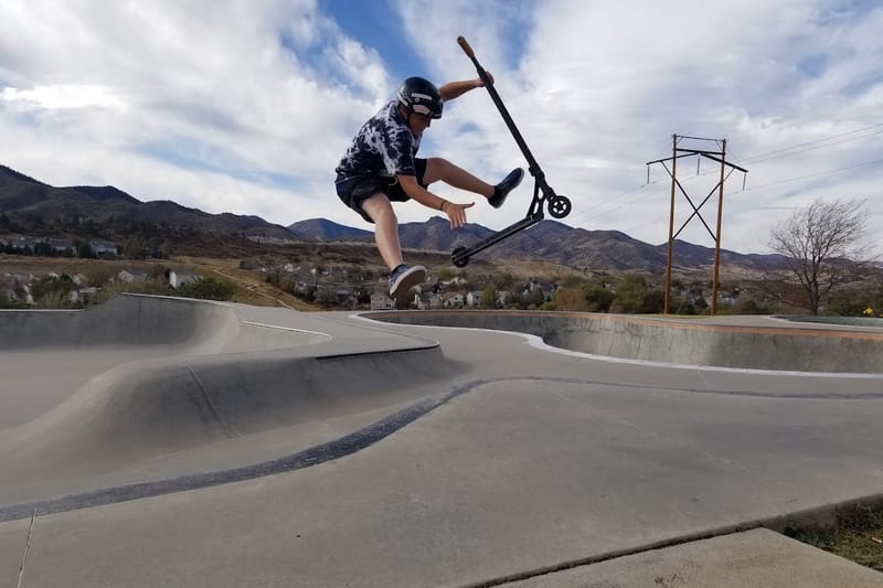 Roxborough Skatepark park in Littleton, Colorado