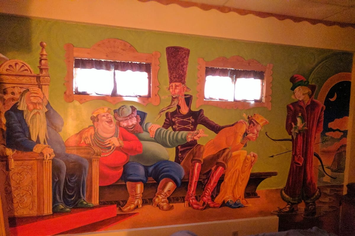Izbushka Spa atmosphere and seating